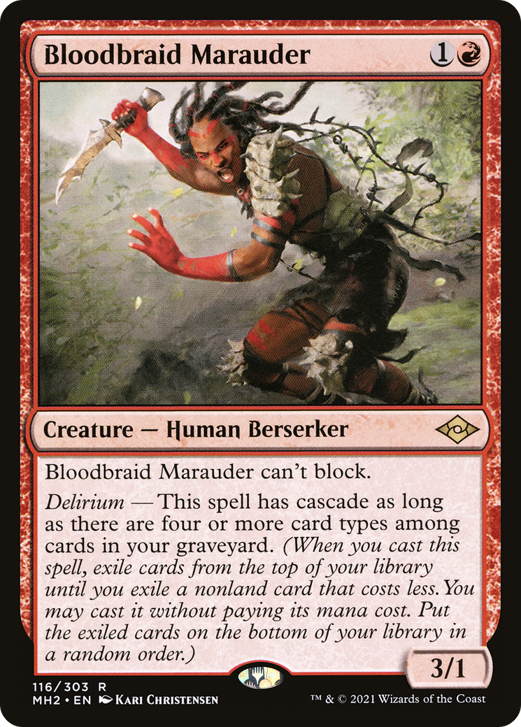 Image of Bloodbraid Marauder [Modern Horizons 2]