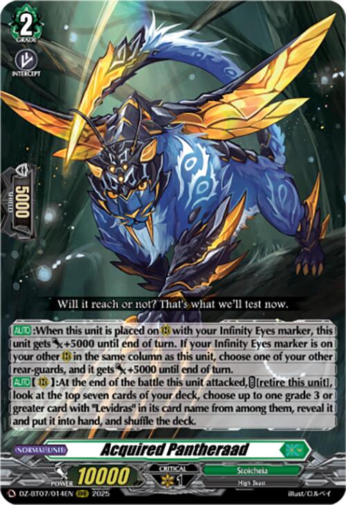 Image of Acquired Pantheraad (DZ-BT07/014EN) [Moon Fangs & Cerulean Blaze]