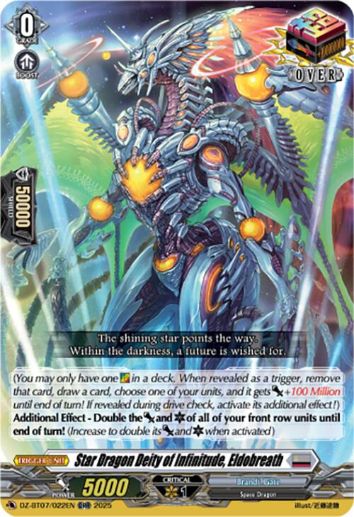 Image of Star Dragon Deity of Infinitude, Eldobreath (DZ-BT07/022EN) [Moon Fangs & Cerulean Blaze]