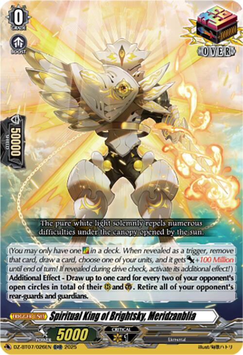 Image of Spiritual King of Brightsky, Meridzanblia (DZ-BT07/026EN) [Moon Fangs & Cerulean Blaze]