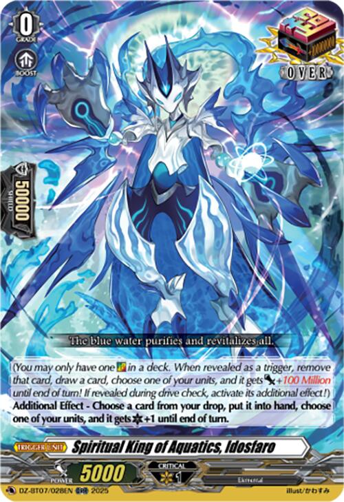Image of Spiritual King of Aquatics, Idosfaro (DZ-BT07/028EN) [Moon Fangs & Cerulean Blaze]