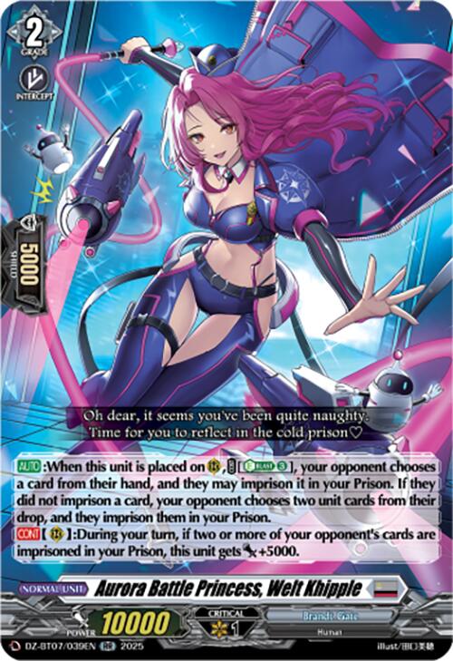 Image of Aurora Battle Princess, Welt Khipple (DZ-BT07/039EN) [Moon Fangs & Cerulean Blaze]