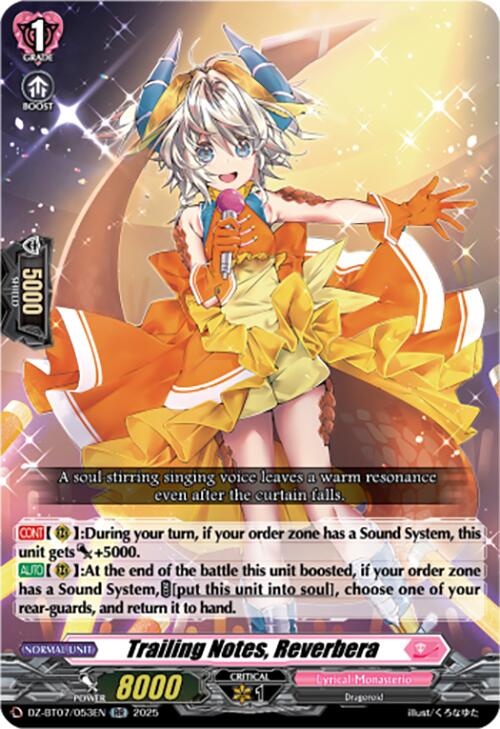 Image of Trailing Notes, Reverbera (DZ-BT07/053EN) [Moon Fangs & Cerulean Blaze]