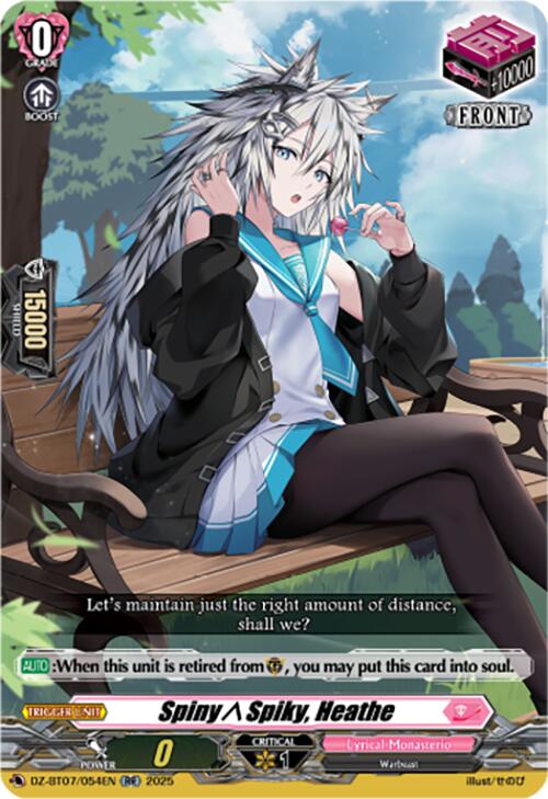 Image of SpinySpiky, Heathe (DZ-BT07/054EN) [Moon Fangs & Cerulean Blaze]