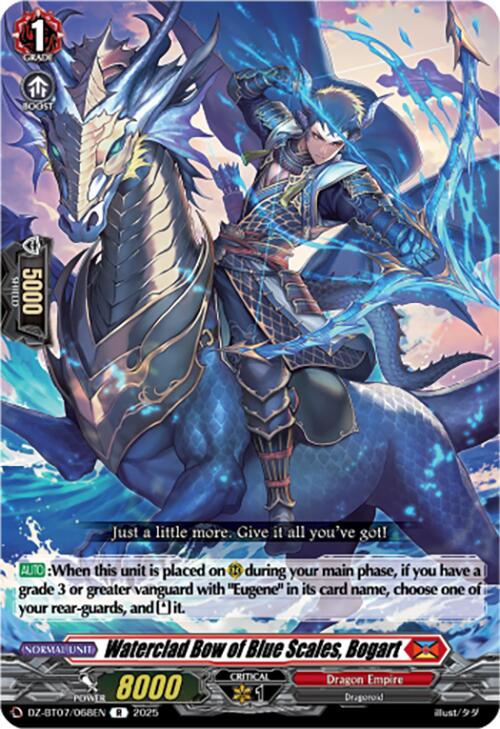 Image of Waterclad Bow of Blue Scales, Bogart (DZ-BT07/068EN) [Moon Fangs & Cerulean Blaze]