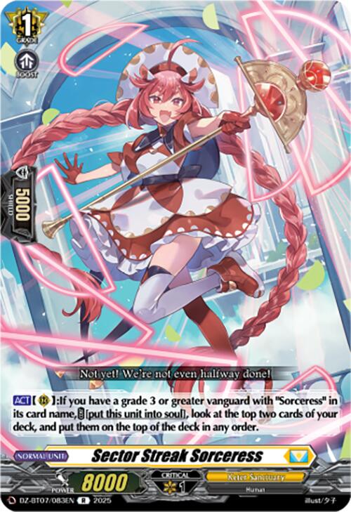 Image of Sector Streak Sorceress (DZ-BT07/083EN) [Moon Fangs & Cerulean Blaze]