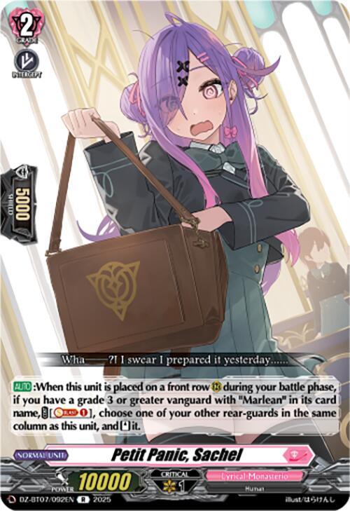 Image of Petit Panic, Sachel (DZ-BT07/092EN) [Moon Fangs & Cerulean Blaze]