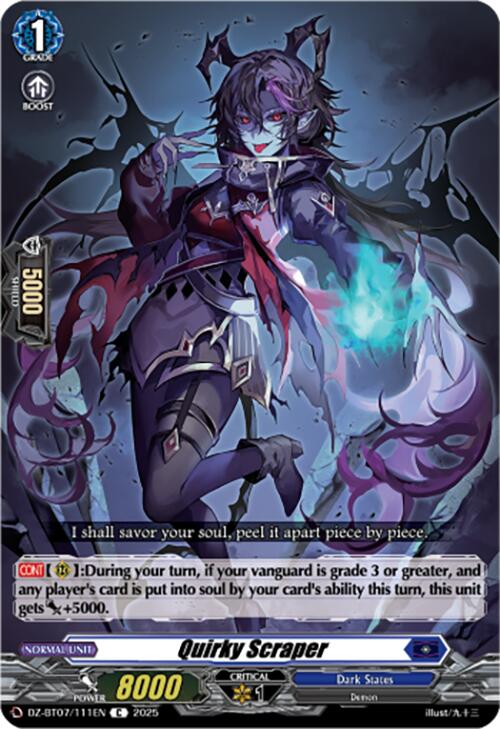 Image of Quirky Scraper (DZ-BT07/111EN) [Moon Fangs & Cerulean Blaze]