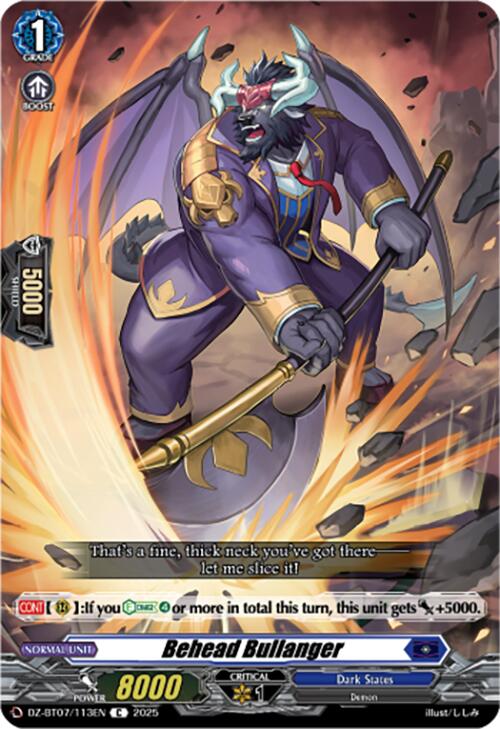 Image of Behead Bullanger (DZ-BT07/113EN) [Moon Fangs & Cerulean Blaze]
