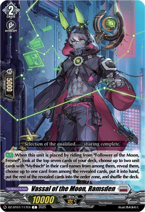 Image of Vassal of the Moon, Ramsden (DZ-BT07/117EN) [Moon Fangs & Cerulean Blaze]