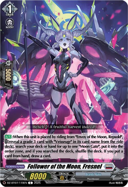 Image of Follower of the Moon, Fresnel (DZ-BT07/119EN) [Moon Fangs & Cerulean Blaze]