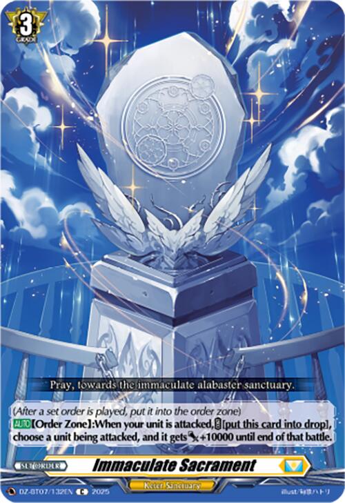 Image of Immaculate Sacrament (DZ-BT07/132EN) [Moon Fangs & Cerulean Blaze]