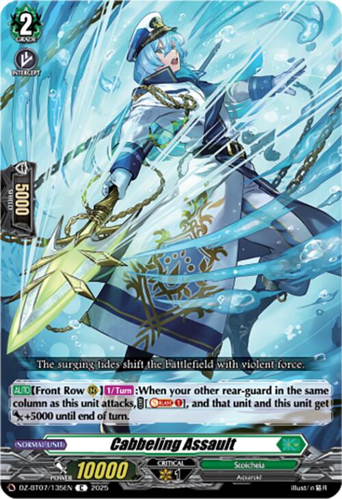 Image of Cabbeling Assault (DZ-BT07/135EN) [Moon Fangs & Cerulean Blaze]