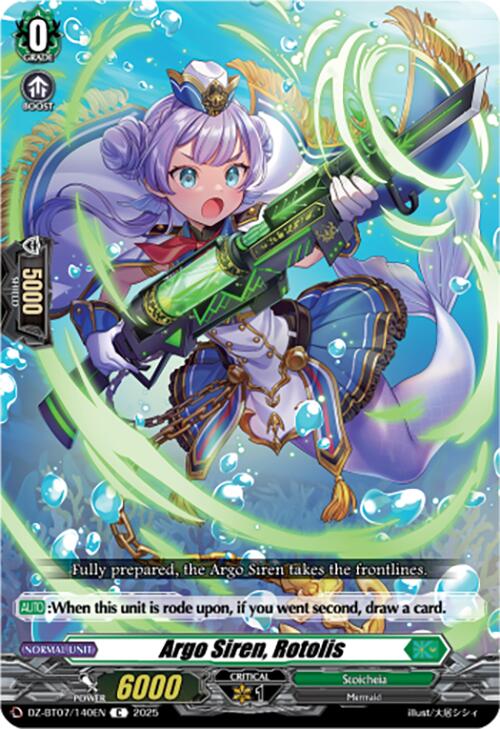Image of Argo Siren, Rotolis (DZ-BT07/140EN) [Moon Fangs & Cerulean Blaze]