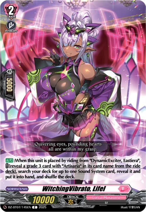 Image of WitchingVibrato, Lifel (DZ-BT07/145EN) [Moon Fangs & Cerulean Blaze]