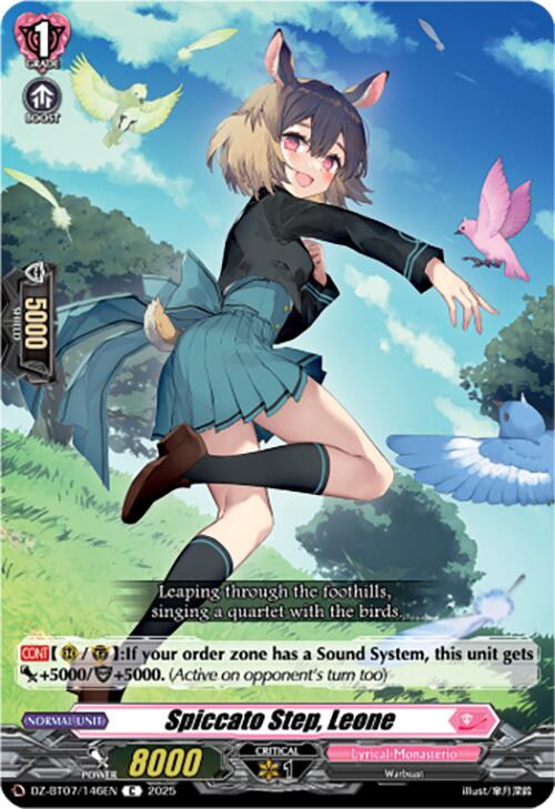 Image of Spiccato Step, Leone (DZ-BT07/146EN) [Moon Fangs & Cerulean Blaze]