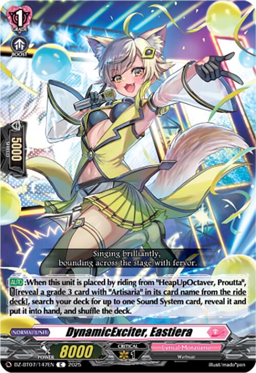 Image of DynamicExciter, Eastiera (DZ-BT07/147EN) [Moon Fangs & Cerulean Blaze]