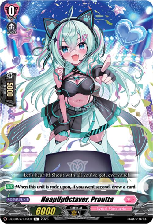 Image of HeapUpOctaver, Proutta (DZ-BT07/149EN) [Moon Fangs & Cerulean Blaze]