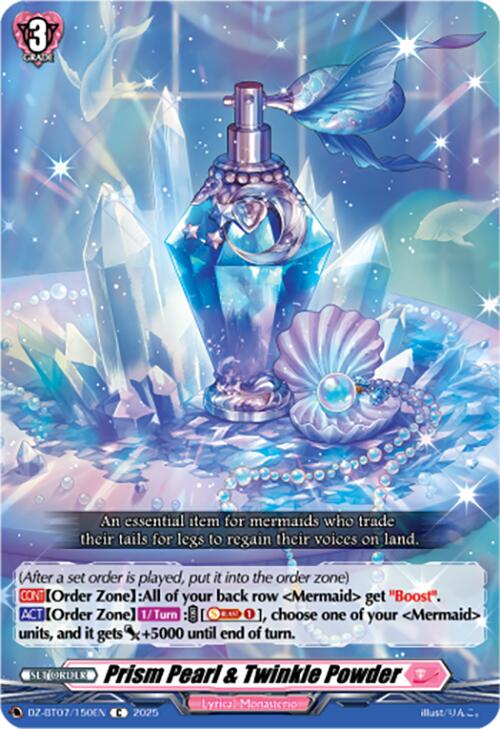 Image of Prism Pearl & Twinkle Powder (DZ-BT07/150EN) [Moon Fangs & Cerulean Blaze]