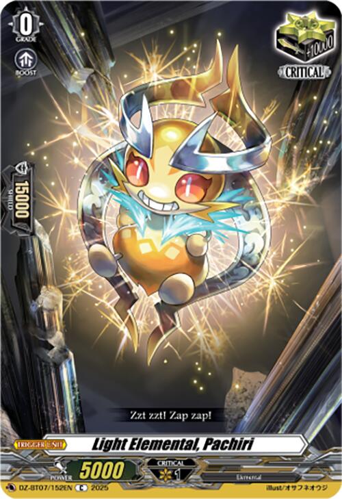 Image of Light Elemental, Pachiri (DZ-BT07/152EN) [Moon Fangs & Cerulean Blaze]