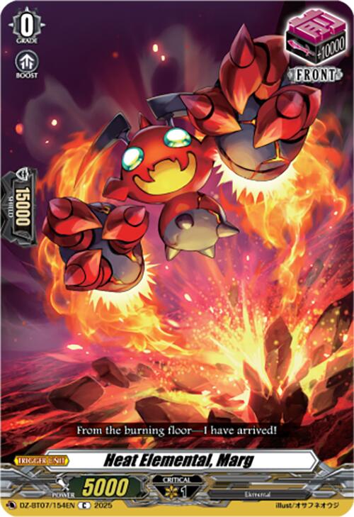 Image of Heat Elemental, Marg (DZ-BT07/154EN) [Moon Fangs & Cerulean Blaze]