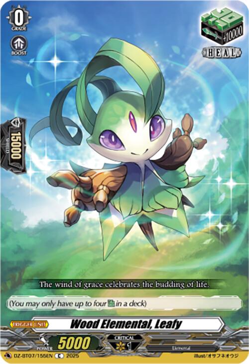 Image of Wood Elemental, Leafy (DZ-BT07/155EN) [Moon Fangs & Cerulean Blaze]