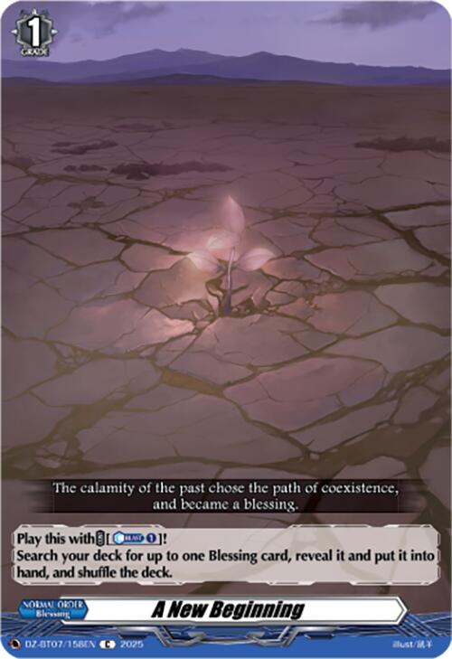 Image of A New Beginning (DZ-BT07/158EN) [Moon Fangs & Cerulean Blaze]
