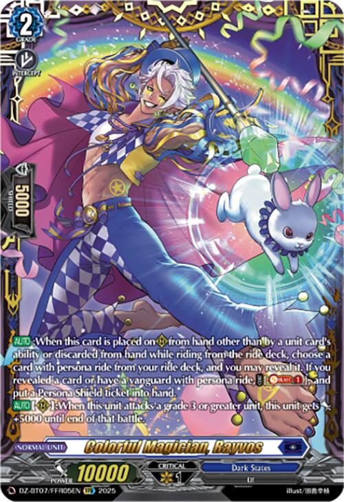 Image of Colorful Magician, Rayvos (DZ-BT07/FFR05EN) [Moon Fangs & Cerulean Blaze]