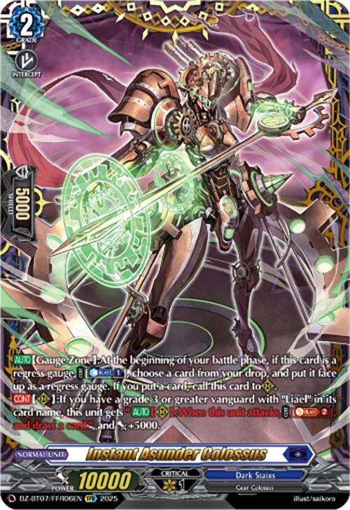 Image of Instant Asunder Colossus (DZ-BT07/FFR06EN) [Moon Fangs & Cerulean Blaze]