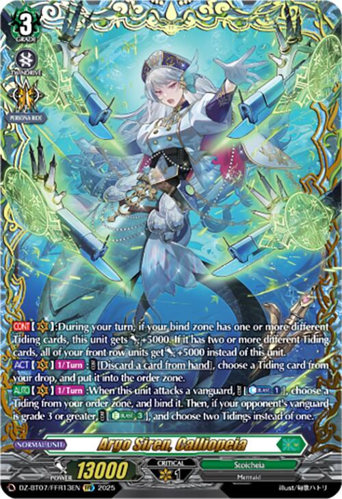 Image of Argo Siren, Calliopeia (DZ-BT07/FFR13EN) [Moon Fangs & Cerulean Blaze]