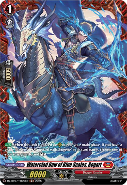 Image of Waterclad Bow of Blue Scales, Bogart (DZ-BT07/FR06EN) [Moon Fangs & Cerulean Blaze]