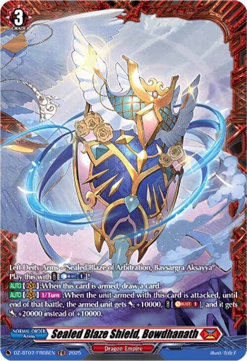 Image of Sealed Blaze Shield, Bowdhanath (DZ-BT07/FR08EN) [Moon Fangs & Cerulean Blaze]