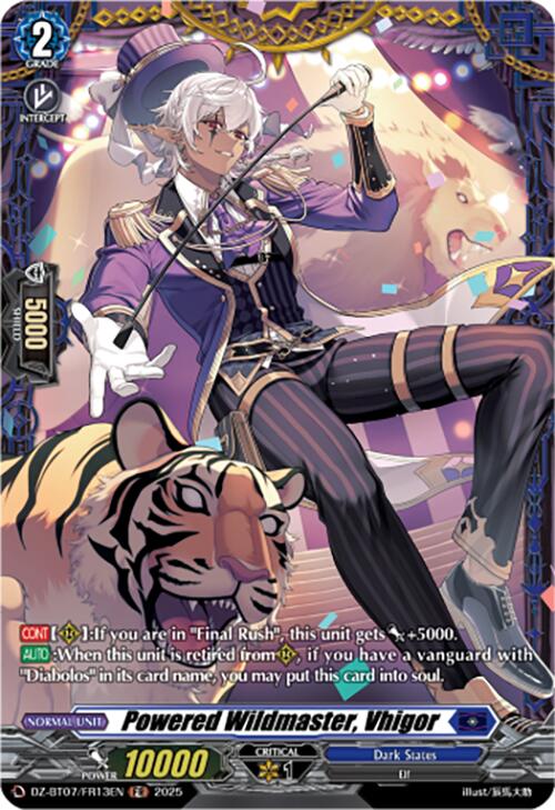 Image of Powered Wildmaster, Vhigor (DZ-BT07/FR13EN) [Moon Fangs & Cerulean Blaze]