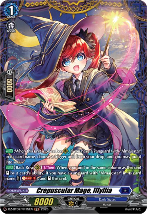 Image of Crepuscular Mage, Illyllia (DZ-BT07/FR15EN) [Moon Fangs & Cerulean Blaze]