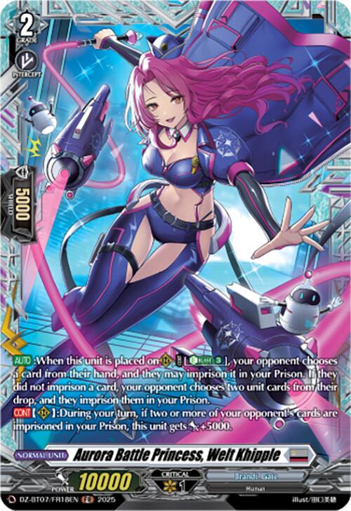 Image of Aurora Battle Princess, Welt Khipple (DZ-BT07/FR18EN) [Moon Fangs & Cerulean Blaze]
