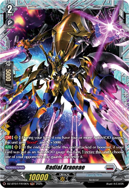 Image of Radial Araneae (DZ-BT07/FR19EN) [Moon Fangs & Cerulean Blaze]