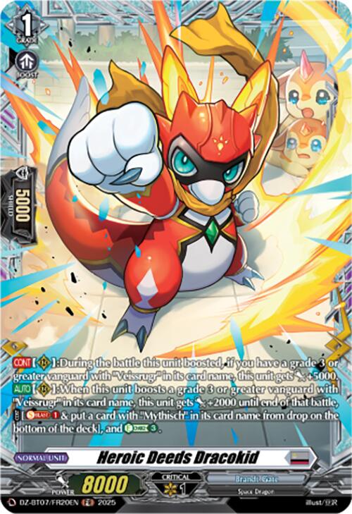 Image of Heroic Deeds Dracokid (DZ-BT07/FR20EN) [Moon Fangs & Cerulean Blaze]