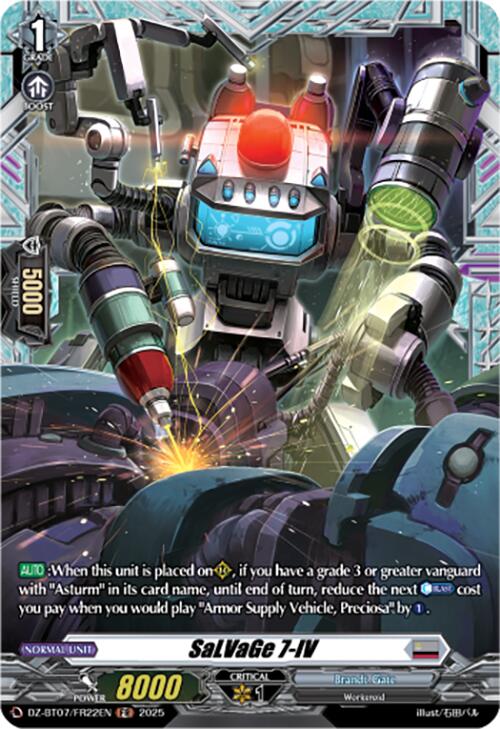 Image of SaLVaGe 7-IV (DZ-BT07/FR22EN) [Moon Fangs & Cerulean Blaze]