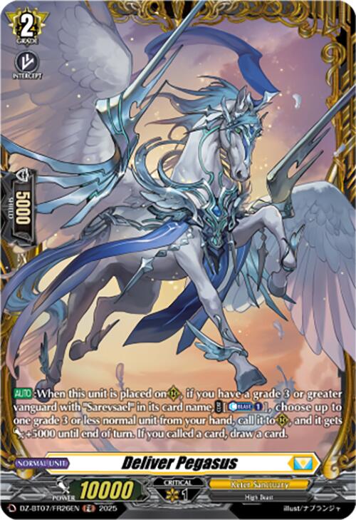 Image of Deliver Pegasus (DZ-BT07/FR26EN) [Moon Fangs & Cerulean Blaze]