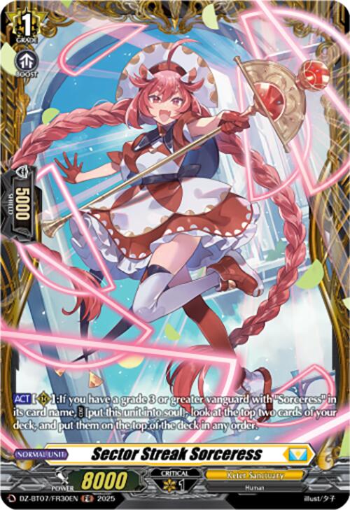Image of Sector Streak Sorceress (DZ-BT07/FR30EN) [Moon Fangs & Cerulean Blaze]