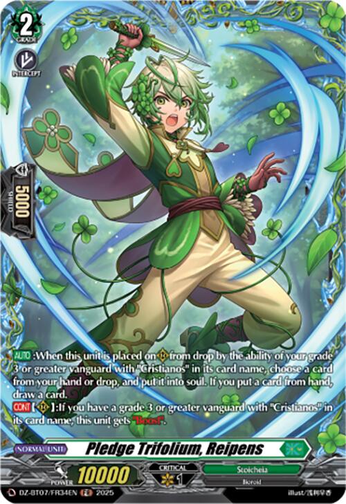 Image of Pledge Trifolium, Reipens (DZ-BT07/FR34EN) [Moon Fangs & Cerulean Blaze]