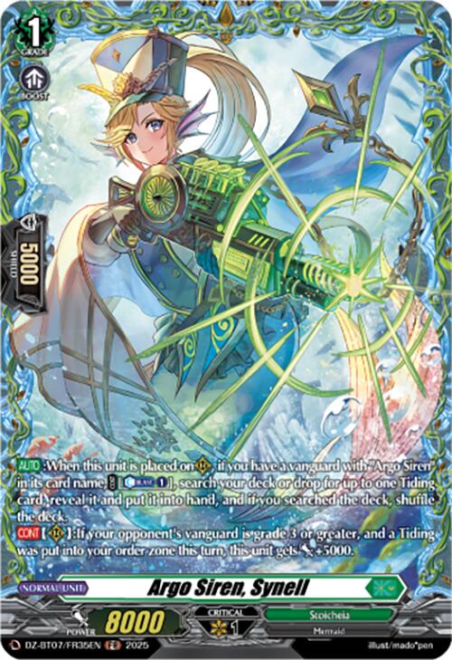 Image of Argo Siren, Synell (DZ-BT07/FR35EN) [Moon Fangs & Cerulean Blaze]