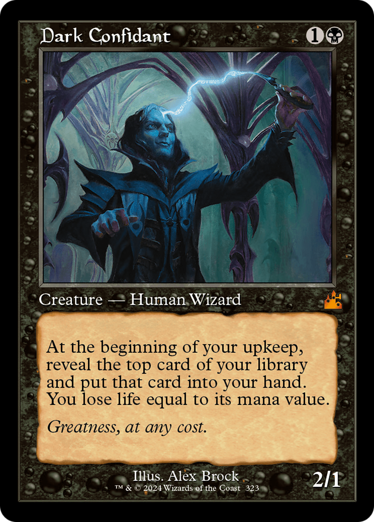 Image of Dark Confidant (Retro Frame) [Ravnica Remastered]