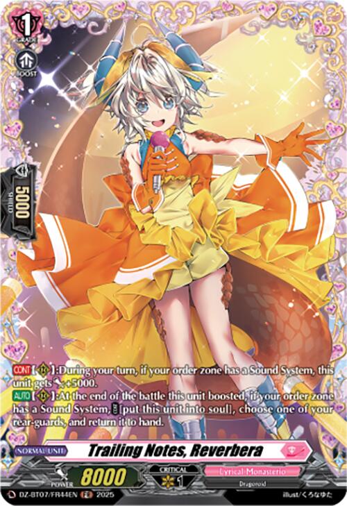 Image of Trailing Notes, Reverbera (DZ-BT07/FR44EN) [Moon Fangs & Cerulean Blaze]