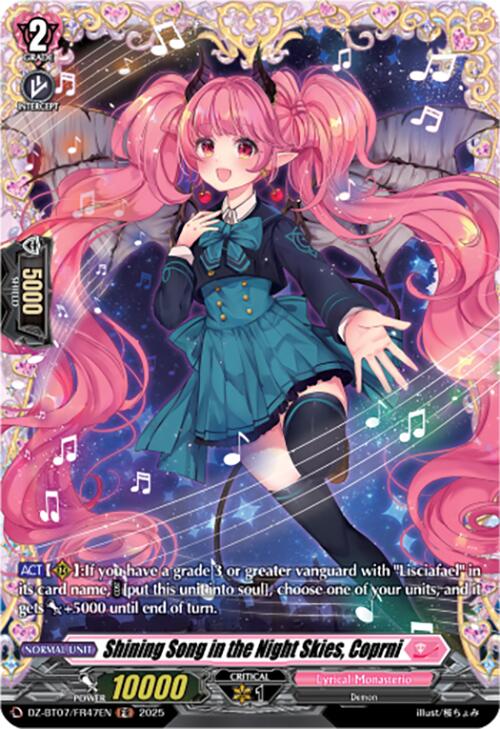 Image of Shining Song in the Night Skies, Coprni (DZ-BT07/FR47EN) [Moon Fangs & Cerulean Blaze]