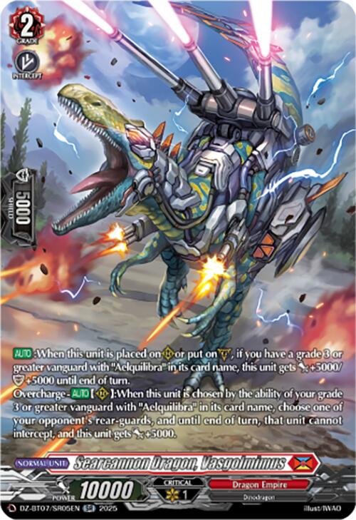 Image of Searcannon Dragon, Vasgolmimus (DZ-BT07/SR05EN) [Moon Fangs & Cerulean Blaze]
