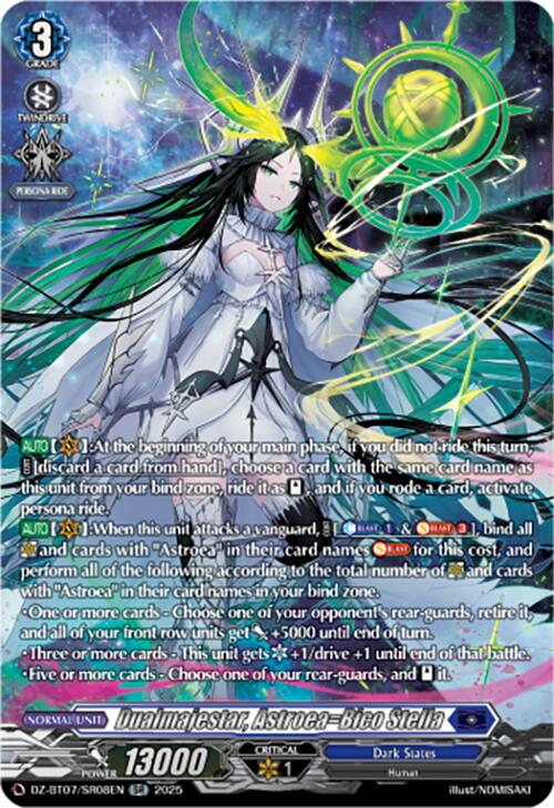 Image of Dualmajestar, Astroea=Bico Stella (DZ-BT07/SR08EN) [Moon Fangs & Cerulean Blaze]