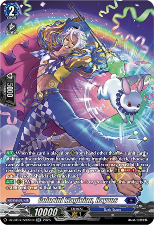 Image of Colorful Magician, Rayvos (DZ-BT07/SR09EN) [Moon Fangs & Cerulean Blaze]