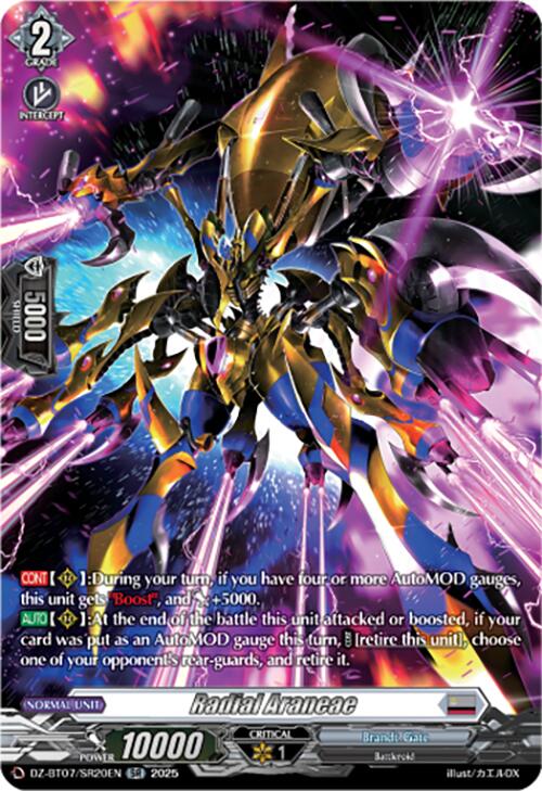 Image of Radial Araneae (DZ-BT07/SR20EN) [Moon Fangs & Cerulean Blaze]