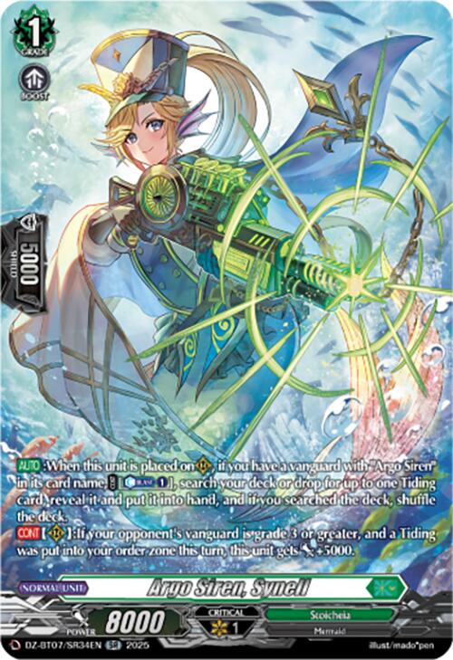Image of Argo Siren, Synell (DZ-BT07/SR34EN) [Moon Fangs & Cerulean Blaze]